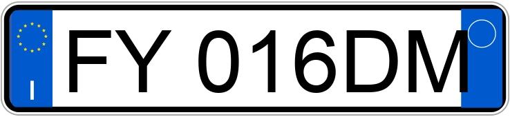 Numer rejestracyjny FY016DM posiada VOLKSWAGEN T-Roc 1a serie