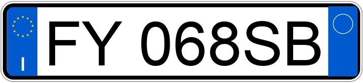 Numer rejestracyjny FY068SB posiada VOLKSWAGEN T-Roc 1a serie