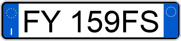 Numer rejestracyjny FY159FS posiada JEEP Renegade