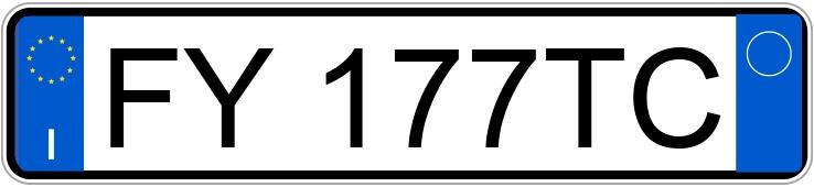 Numer rejestracyjny FY177TC posiada BMW X3