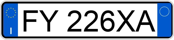 Numer rejestracyjny FY226XA posiada Mercedes GLC