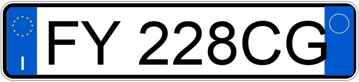 Numer rejestracyjny FY228CG posiada ALFA ROMEO Stelvio