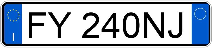 Numer rejestracyjny FY240NJ posiada AUDI Q3 2a serie