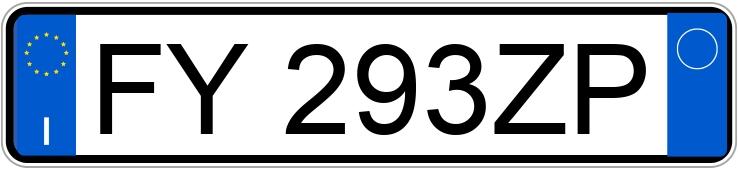 Numer rejestracyjny FY293ZP posiada AUDI A6 AVANT