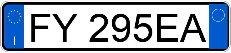 Numer rejestracyjny FY295EA posiada TOYOTA Yaris 3a serie Numer rejestracyjny FY295EA posiada TOYOTA Yaris 3a serie