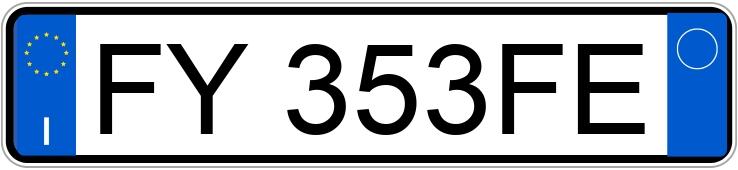 Numer rejestracyjny FY353FE posiada AUDI A4 5a serie Numer rejestracyjny FY353FE posiada AUDI A4 5a serie