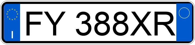 Numer rejestracyjny FY388XR posiada MERCEDES Classe A Numer rejestracyjny FY388XR posiada MERCEDES Classe A