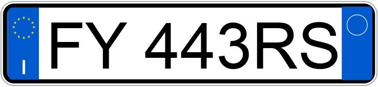 Numer rejestracyjny FY443RS posiada MERCEDES Classe A