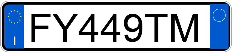 Numer rejestracyjny FY449TM posiada FIAT 500L Numer rejestracyjny FY449TM posiada FIAT 500L