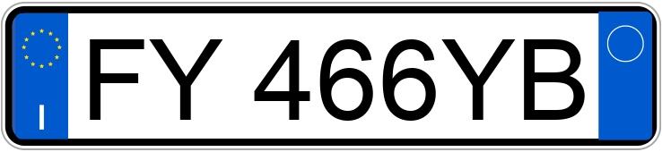 Numer rejestracyjny FY466YB posiada HYUNDAI ix20