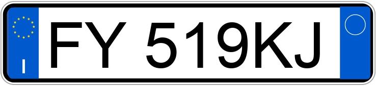 Numer rejestracyjny FY519KJ posiada AUDI Q2