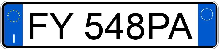 Numer rejestracyjny FY548PA posiada ALFA ROMEO Stelvio Numer rejestracyjny FY548PA posiada ALFA ROMEO Stelvio