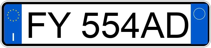 Numer rejestracyjny FY554AD posiada MERCEDES Classe E