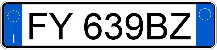 Numer rejestracyjny FY639BZ posiada FORD Fiesta 7a serie Numer rejestracyjny FY639BZ posiada FORD Fiesta 7a serie