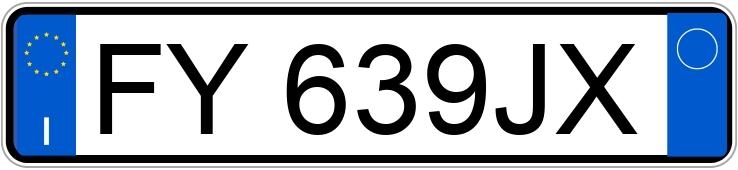 Numer rejestracyjny FY639JX posiada ALFA ROMEO Giulia Numer rejestracyjny FY639JX posiada ALFA ROMEO Giulia