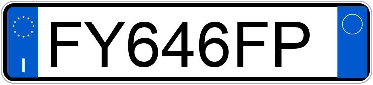 Numer rejestracyjny FY646FP posiada FIAT Tipo