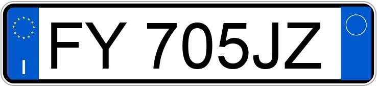 Numer rejestracyjny FY705JZ posiada FORD Fiesta 7a serie Numer rejestracyjny FY705JZ posiada FORD Fiesta 7a serie