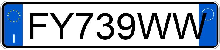 Numer rejestracyjny FY739WW posiada TESLA Model X Numer rejestracyjny FY739WW posiada TESLA Model X