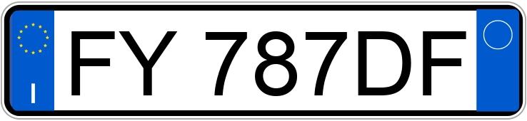 Numer rejestracyjny FY787DF posiada JEEP Wrangler 4a serie