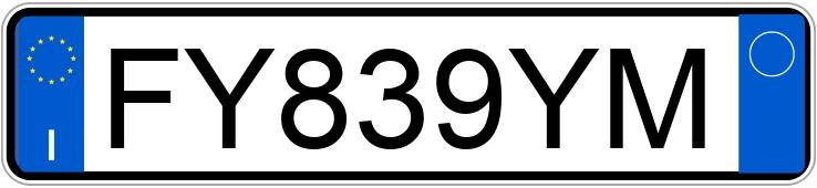 Numer rejestracyjny FY839YM posiada PEUGEOT 308 2a serie