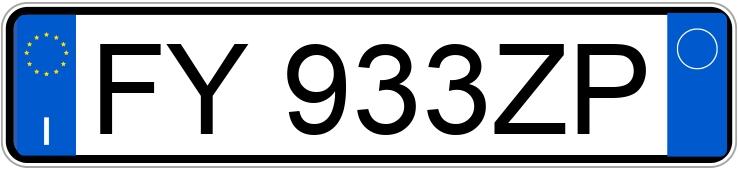 Numer rejestracyjny FY933ZP posiada MERCEDES GLA