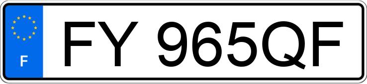 Numer rejestracyjny FY965QF posiada MERCEDES CLASSE SL