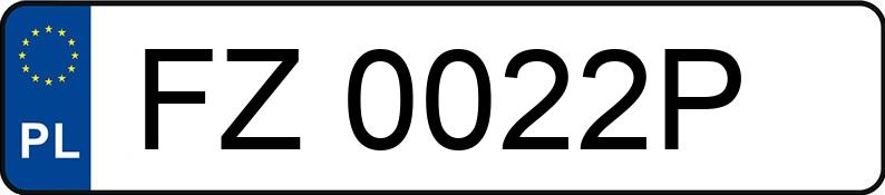 Numer rejestracyjny FZ 0022P posiada MINI COOPER S - FZ0022P Numer rejestracyjny FZ 0022P posiada MINI COOPER S - FZ0022P