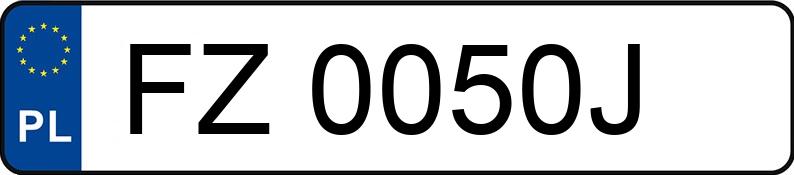 Numer rejestracyjny FZ 0050J posiada BMW 320 - FZ0050J Numer rejestracyjny FZ 0050J posiada BMW 320 - FZ0050J