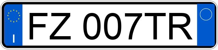 Numer rejestracyjny FZ007TR posiada LANCIA Ypsilon 3a serie