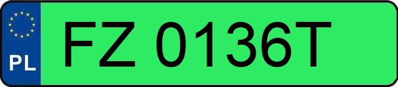 Numer rejestracyjny FZ 0136T posiada SKODA Enyaq MR`21 80 82kWh - FZ0136T