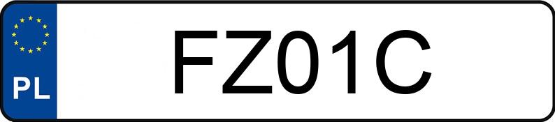 Numer rejestracyjny FZ01C posiada PORSCHE 911 Carrera (964) Kat. 911 Carrera (964) Kat.
