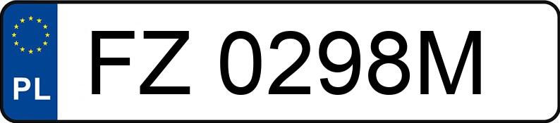 Numer rejestracyjny FZ 0298M posiada FORD GALAXY - FZ0298M Numer rejestracyjny FZ 0298M posiada FORD GALAXY - FZ0298M