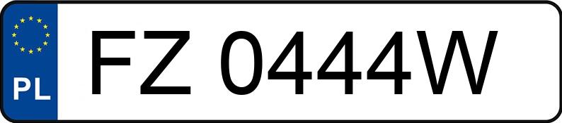 Numer rejestracyjny FZ 0444W posiada OPEL ASTRA - FZ0444W