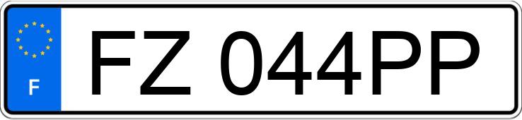 Registreringsnummeret FZ044PP har CITROEN C3 III