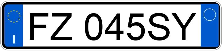 Numer rejestracyjny FZ045SY posiada OPEL Crossland