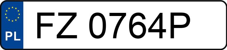Numer rejestracyjny FZ 0764P posiada BMW 318 Touring Diesel DPF MR`06 E4 E91 318 Touring Diesel DPF MR`06 E4 E91 - FZ0764P