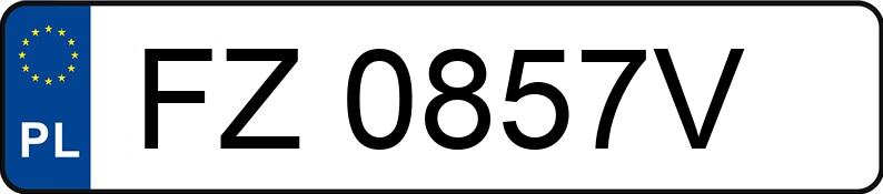 Numer rejestracyjny FZ 0857V posiada BMW 530 - FZ0857V Numer rejestracyjny FZ 0857V posiada BMW 530 - FZ0857V