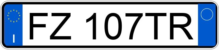 Numer rejestracyjny FZ107TR posiada LANCIA Ypsilon 3a serie