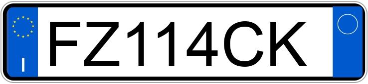 Numer rejestracyjny FZ114CK posiada SMART fortwo 3as.