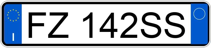 Numer rejestracyjny FZ142SS posiada FIAT 500L Numer rejestracyjny FZ142SS posiada FIAT 500L