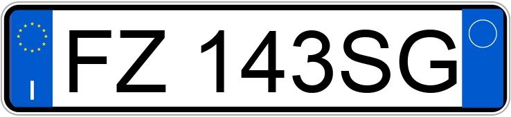 Numer rejestracyjny FZ143SG posiada SMART fortwo 3as.