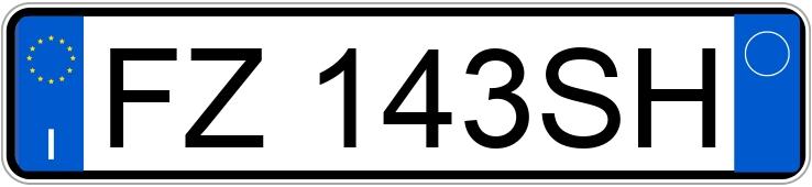 Numer rejestracyjny FZ143SH posiada MERCEDES Classe C