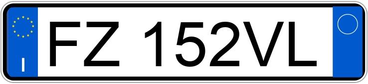 Numer rejestracyjny FZ152VL posiada LANCIA Ypsilon 3a serie