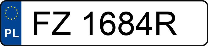 Numer rejestracyjny FZ 1684R posiada BMW X5 Diesel MR`14 E6 F15 xDrive25d Step - FZ1684R