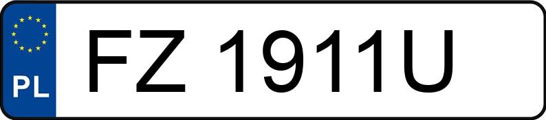Numer rejestracyjny FZ 1911U posiada NISSAN Qashqai II 1.2 MR`14 E6 Visia Xtronic CVT - FZ1911U