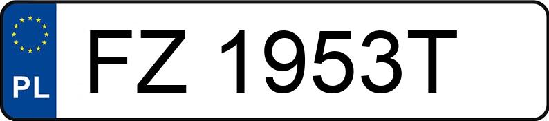 Numer rejestracyjny FZ 1953T posiada VOLKSWAGEN TAIGO - FZ1953T Numer rejestracyjny FZ 1953T posiada VOLKSWAGEN TAIGO - FZ1953T