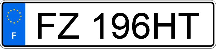 Numer rejestracyjny FZ196HT posiada RENAULT MEGANE IV