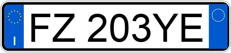 Numer rejestracyjny FZ203YE posiada AUDI Q3 2a serie Numer rejestracyjny FZ203YE posiada AUDI Q3 2a serie