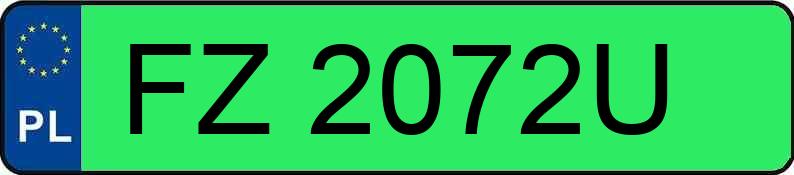 Numer rejestracyjny FZ 2072U posiada TESLA X MR`16 X 100kWh - FZ2072U Numer rejestracyjny FZ 2072U posiada TESLA X MR`16 X 100kWh - FZ2072U