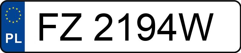 Numer rejestracyjny FZ 2194W posiada TOYOTA TOYOTA COROLLA - FZ2194W Numer rejestracyjny FZ 2194W posiada TOYOTA TOYOTA COROLLA - FZ2194W